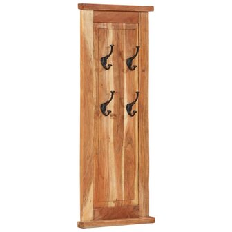 Kapstokken 2 st 38x100 cm massief acaciahout