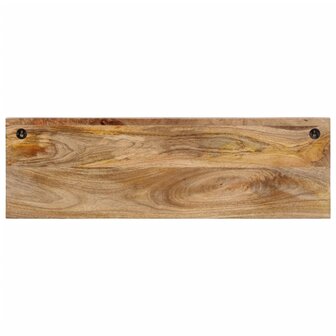 Wandkapstok met 5 haken massief mangohout