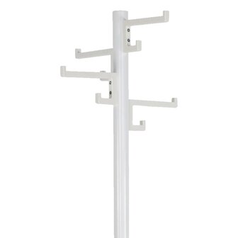 Kapstok staand met 8 haken Porcelain 178 cm wit