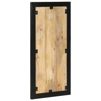 Kapstok 40x2x80 cm massief ruw mangohout