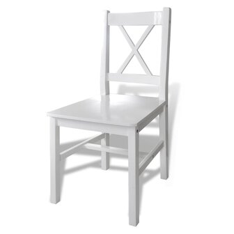 5-delige Eethoek wit