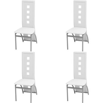 Eetkamerset wit 5-delig