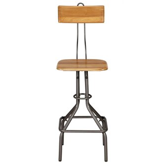Barset massief gerecycled teakhout 3-delig