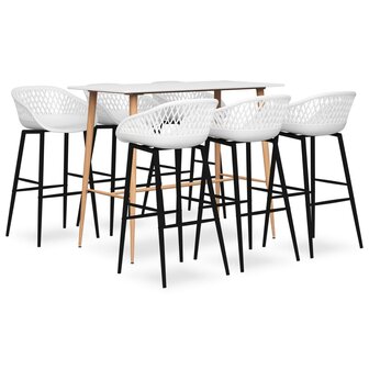 7-delige Barset wit
