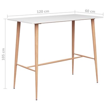 7-delige Barset wit