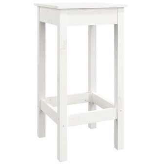 7-delige Barset massief grenenhout wit