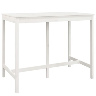 7-delige Barset massief grenenhout wit