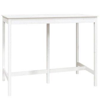 7-delige Barset massief grenenhout wit