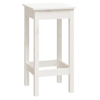 9-delige Barset massief grenenhout wit
