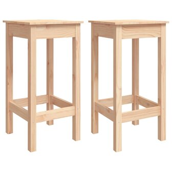 3-delige Barset massief grenenhout