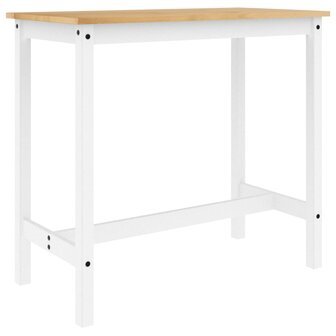 5-delige Barset massief grenenhout wit