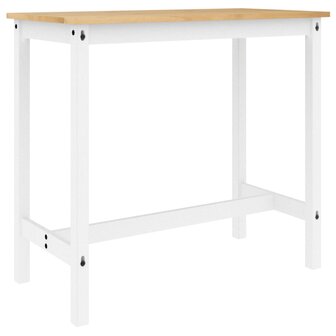 5-delige Barset massief grenenhout wit