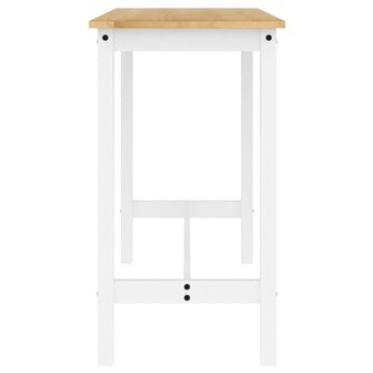 3-delige Barset massief grenenhout wit