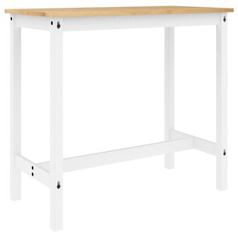 3-delige Barset massief grenenhout wit
