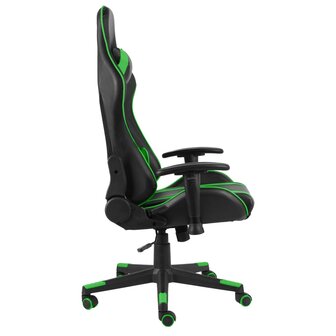 Gamestoel draaibaar PVC groen