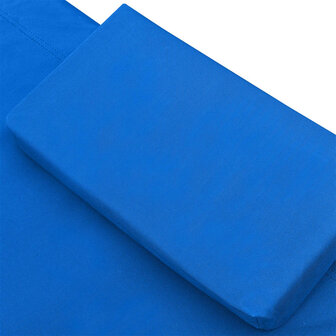 Loungebed stof blauw