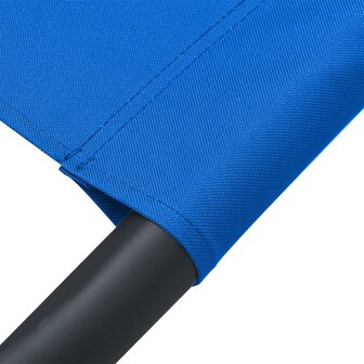 Loungebed stof blauw