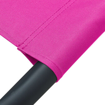 Loungebed stof roze