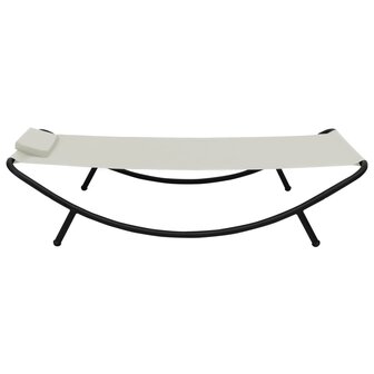 Tuinbed 200x90 cm staal cr&egrave;me