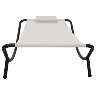 Tuinbed 200x90 cm staal cr&egrave;me