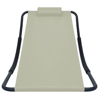 Tuinbed 200x90 cm staal cr&egrave;me