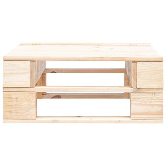Tuinhocker pallet hout