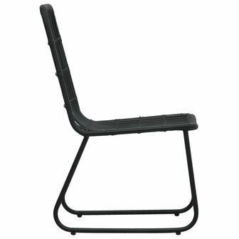 5-delige Tuinset poly rattan en glas