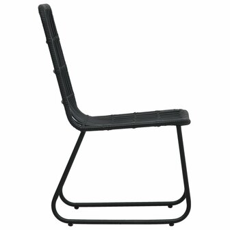 5-delige Tuinset poly rattan en glas