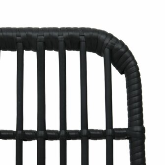 7-delige Tuinset poly rattan en glas