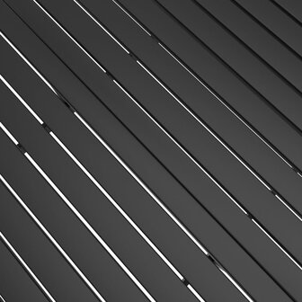 7-delige Tuinset textileen en staal