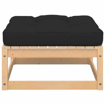 4-delige Loungeset massief grenenhout