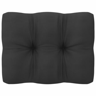 5-delige Loungeset met kussens massief grenenhout