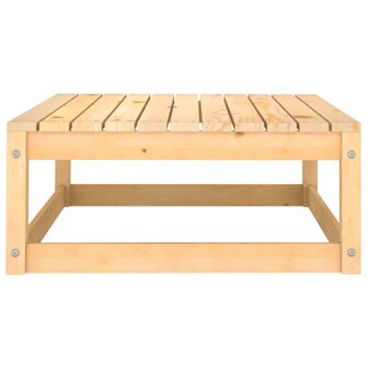 7-delige Loungeset met kussens massief grenenhout