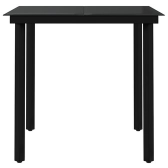 3-delige Tuinset zwart