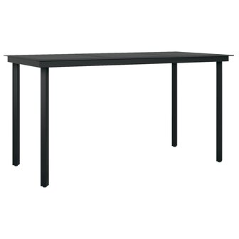 5-delige Tuinset zwart