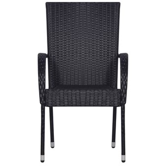 3-delige Tuinset zwart