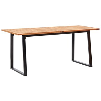 7-delige Tuinset poly rattan en acaciahout grijs