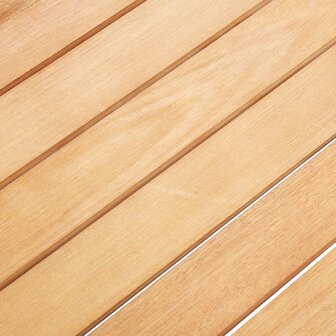 7-delige Tuinset poly rattan en acaciahout grijs