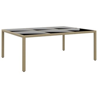 11-delige Tuinset poly rattan beige