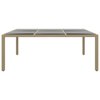 11-delige Tuinset poly rattan beige