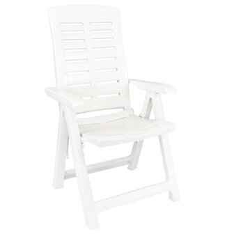 3-delige Tuinset polypropeen wit