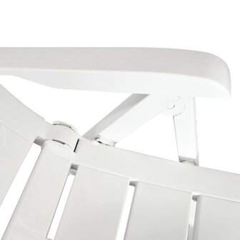 3-delige Tuinset polypropeen wit
