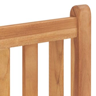 7-delige Tuinset massief teakhout