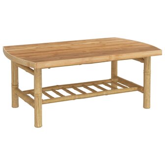 3-delige Loungeset met kussens bamboe donkergrijs