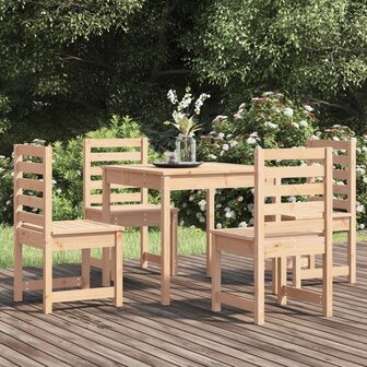 5-delige Tuinset massief grenenhout