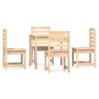 5-delige Tuinset massief grenenhout