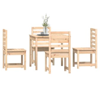 5-delige Tuinset massief grenenhout