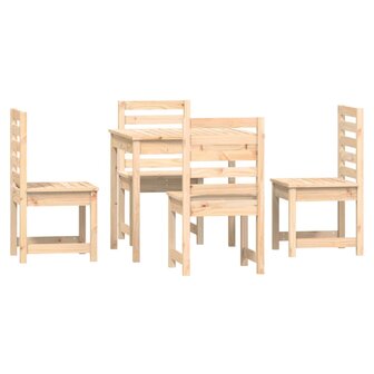 5-delige Tuinset massief grenenhout