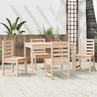 5-delige Tuinset massief grenenhout