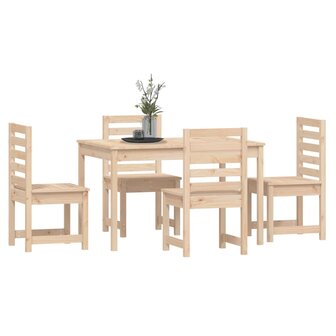 5-delige Tuinset massief grenenhout